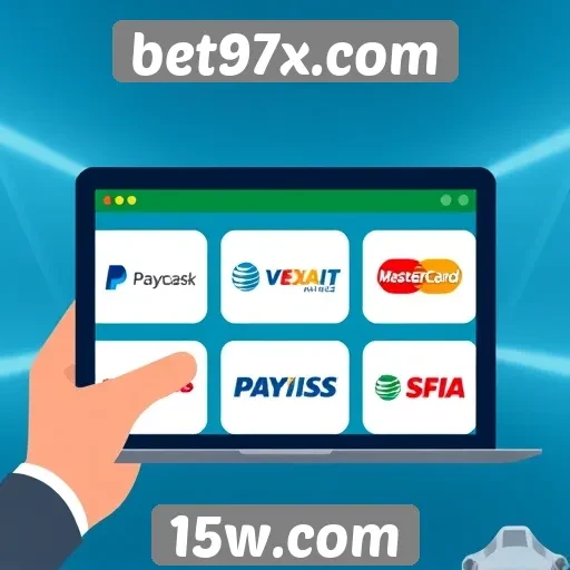 Métodos de pagamento disponíveis no bet97x.com